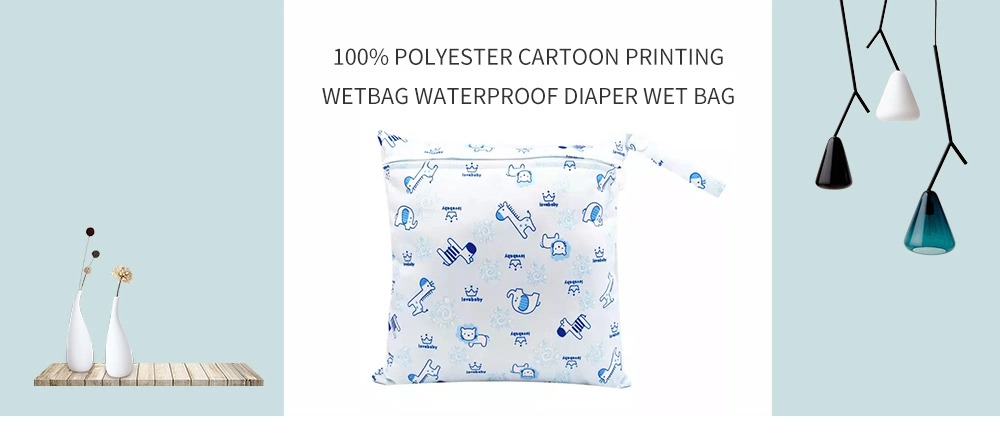 Cloth Diaper Bag Baby Wet Bag Waterproof Mouther Wet Nappy Bag