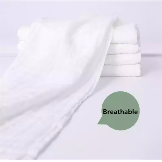 Wholesale 100% Organic Prefold Cloth Diaper Insert for Baby Reusable High Quality Cloth Nappy