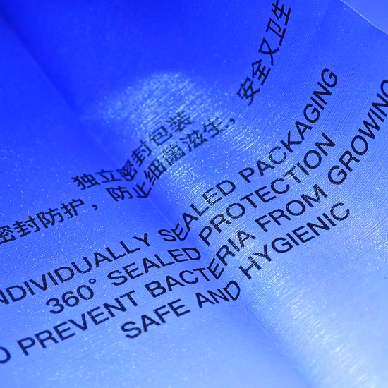 Custom Printed Side Tissue Plastic Bag for Baby Wet Diaper