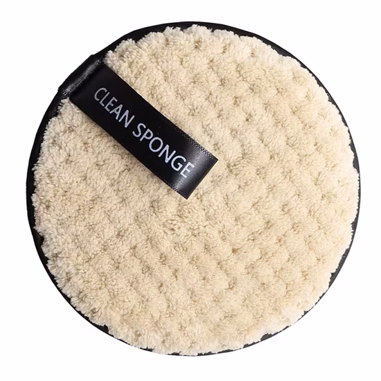 Reusable Microfiber Makeup Removing Pads Face Cleansing Pads with Sponge
